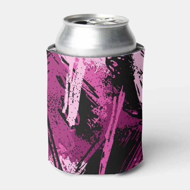 Pink Black Camouflage Dosenkühler (Kanne Vorderseite)