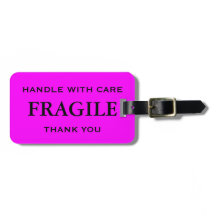 Pink Black Fragile Handle mit Sorgfalt Vielen Dank