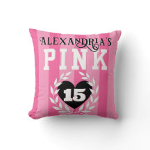 PINK & Black Girly Geburtstagsparty Custom Age