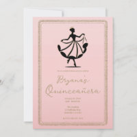 Pink Black Gold Waltzing Tanzprinzess Party