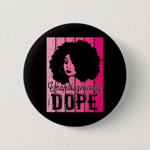 Pink Black History Month Unverblümt Drogen Bla Button