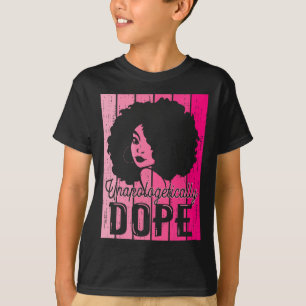 Pink Black History Month Unverblümt Suchtgefährden T-Shirt