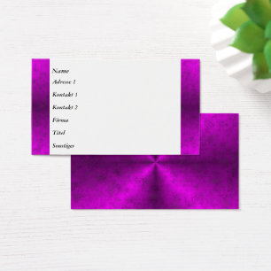 Pink Black Rainbow in Leatheroptik Business Cards