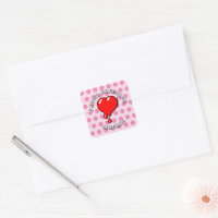 Pink Black Red Blee Herzblutungen Liberaler Polka