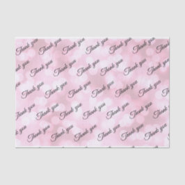 Pink Blasen custom Danke Hochzeitsgewebpapier Seidenpapier