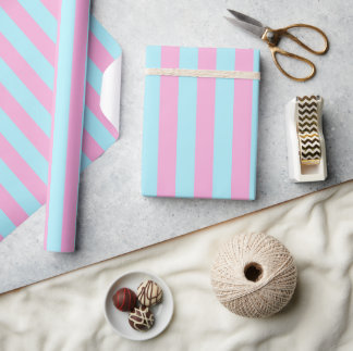 Pink Blau Geschlecht Enthüllungsfeier Geschenk  Geschenkpapier