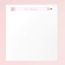 Pink-Bleistift-Lehrer, Custom-Lehrer