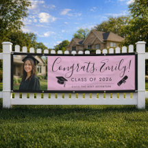 PINK & BLK 2026 | Abschlussbanner mit Foto