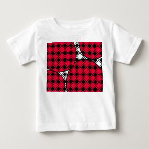 Pink Blob Harlequin Baby T-shirt