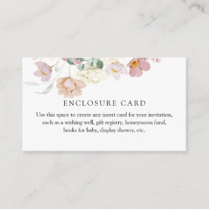 Pink Blogs Custom Enclosure Card Begleitkarte