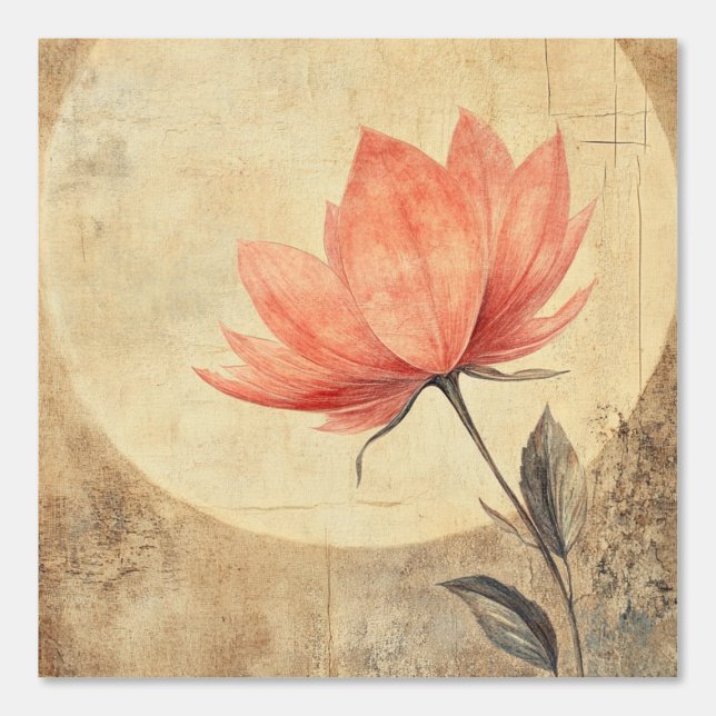 Pink Bloom & Moonlit Serenity Tapete (Vorderseite)