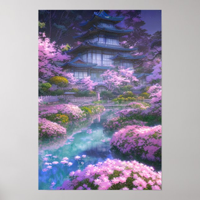 Pink Bloom Paradies Poster (Vorne)