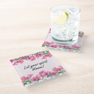 Pink Bloom Spirit Untersetzer