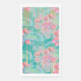 "Pink Blooms" Handtuch Serviette