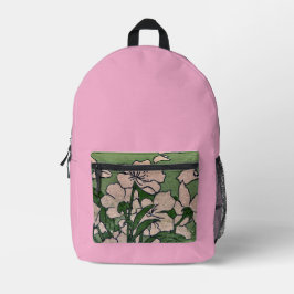 Pink Blossom Cascade Bedruckter Rucksack