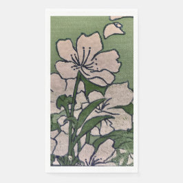 Pink Blossom Cascade  Serviette