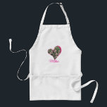 Pink Blossom Green  Apron Schürze<br><div class="desc">Elevate your cooking skills with this stylish and durable Pink Blossom Magic  apron,  designed for chefs,  bakers and home cooks who want both protection and personality in the kitchen.</div>