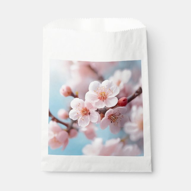 Pink Blossom Magic  Favour Bag Geschenktütchen (Vorderseite)
