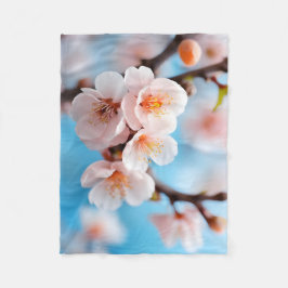 Pink Blossom Magic Fleecedecke