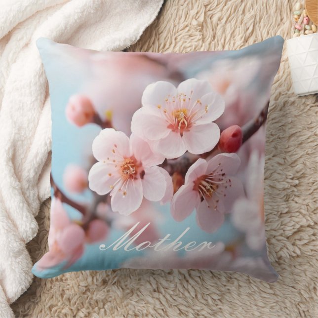 Pink Blossom Magic Throw Kissen (Decke)