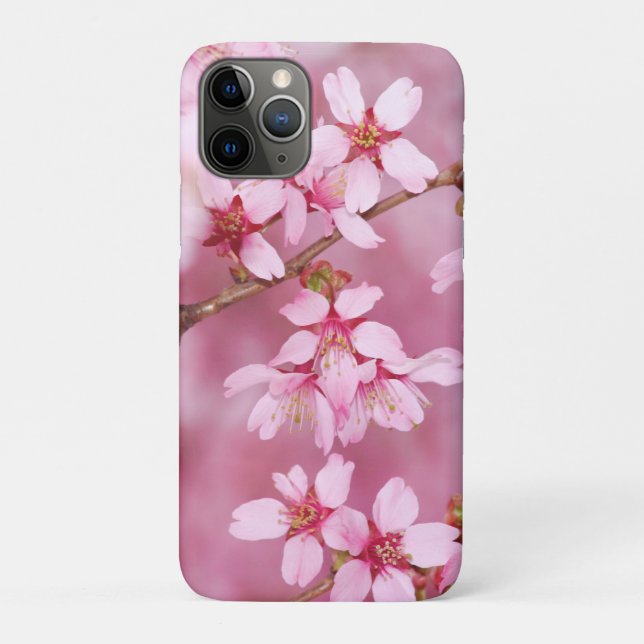 Pink Blossoms iPhone Case (Rückseite)