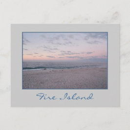 "Pink & Blue Beach at Dawn" Postcard Postkarte
