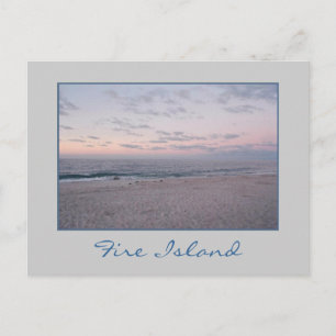 "Pink & Blue Beach at Dawn" Postcard Postkarte