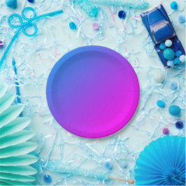 Pink Blue Colorful Ombre 4Tara Pappteller