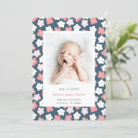 Pink Blue Daisy Blume | Niedlich Einfache Geburt