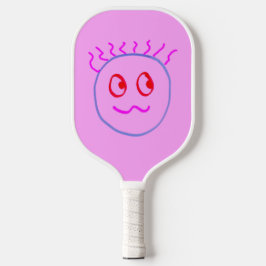 Pink Blue Niedlich Face Pickleball Paddle
