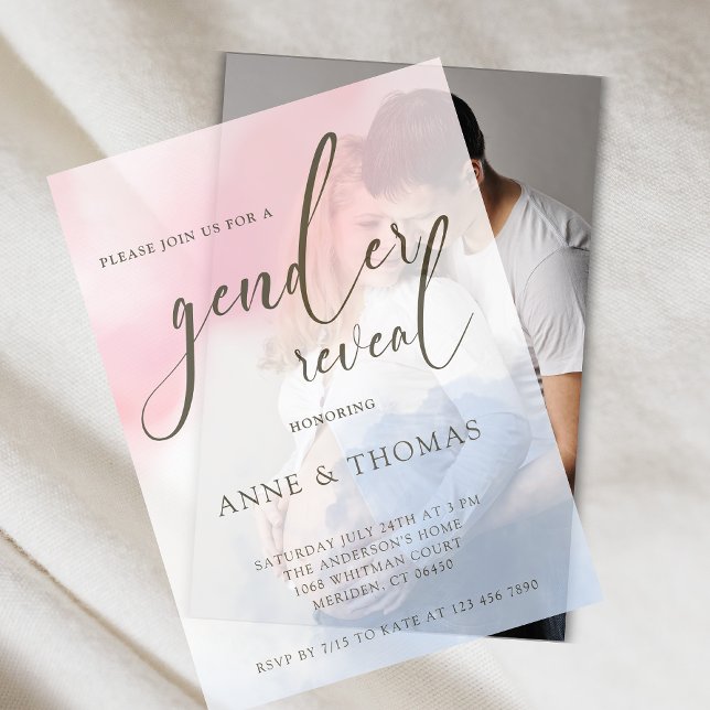 Pink Blue Pastel Gender Reveal Party (Von Creator hochgeladen)