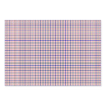 Pink Blue Plaid Classic Pattern Retro