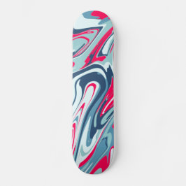 Pink  blue Skateboard