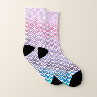 Pink/Blue/Teal/Any Color Watercolor Seigaiha