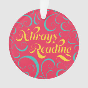 Pink Blue Yellow Swirls Toujours Lecture Livre