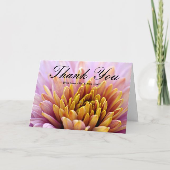 Pink Blume Danke (Vorderseite)