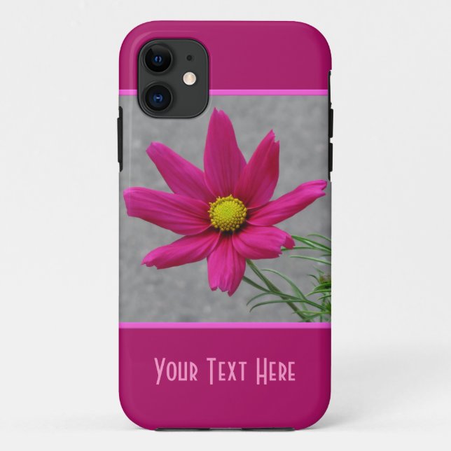 Pink Blume iPhone Großkamerad Case-Mate iPhone Hülle (Rückseite)