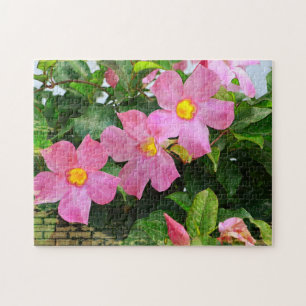 Pink Blume Puzzle