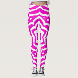 Pink Blume Yoga Pants Gym Workout Stretchpflanzen Leggings