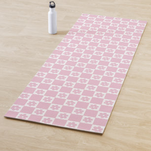 Pink-Blume Yogamatte