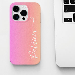 Pink Blush Airbrush Hintergrund Kundenspezifischer Case-Mate iPhone Hülle