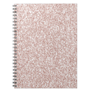 Pink Blush Glitzy Glitzer Notizblock
