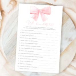 Pink Blush Pastel Bow, der Daddy Best Game kennt