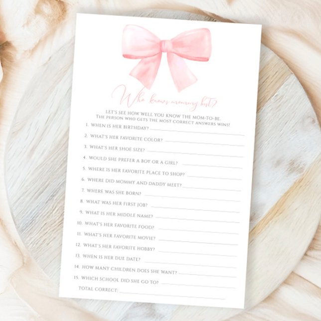 Pink Blush Pastel Bow, der Mommy Best Game kennt (Von Creator hochgeladen)