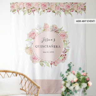Pink, Blush, Rose Gold Fotohintergrund für jede Ve Wandteppich