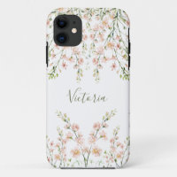 Pink Blush Sage Blumenzellenschrift Script-Wildblu
