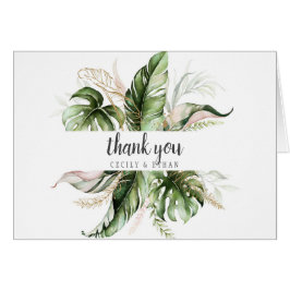 Pink Blush Tropical Greenerity Wedding Vielen Dank