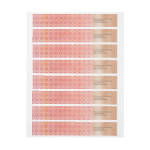 Pink Blush und Gold-Hochzeitsplatten