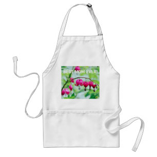 Pink blutendes Herz-Blume Beste Mutter Aller Zeite Schürze
