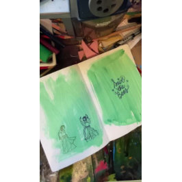 Pink Bly Dancer Gummistempel